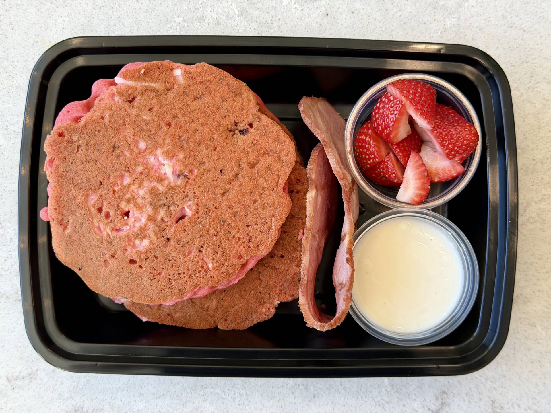 Raspberry Coconut Pancakes