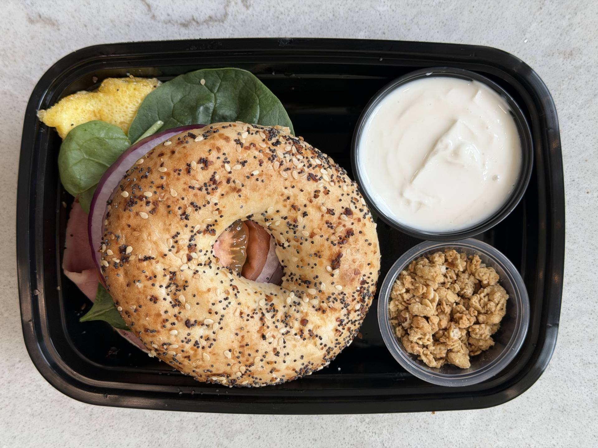 Breakfast Bagel Sandwich