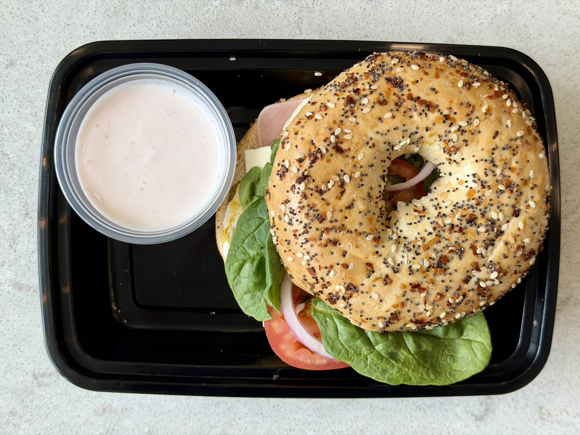 Breakfast Bagel Sandwich