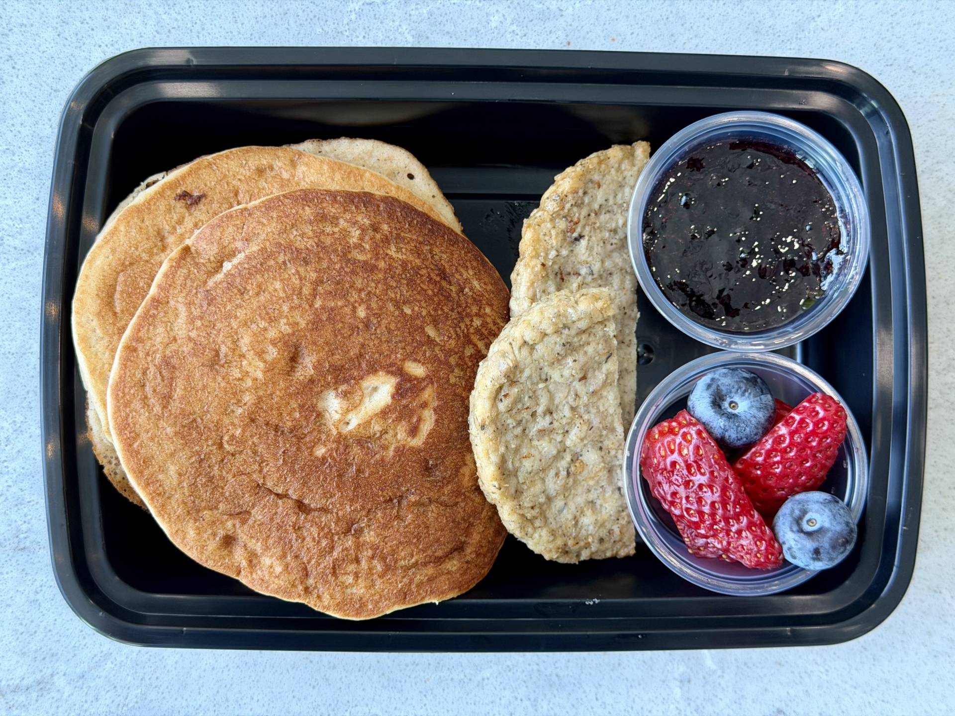 Peanut Butter and Jelly Pancakes