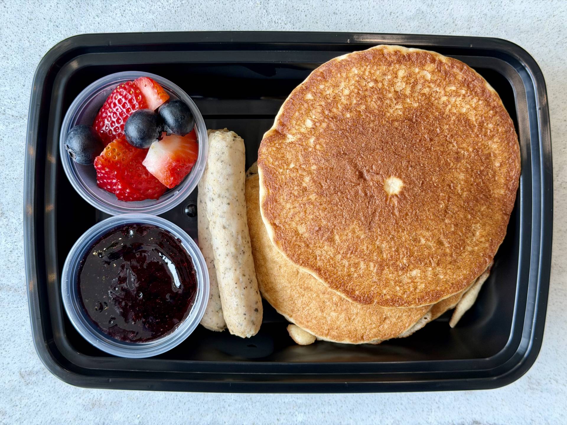 Peanut Butter & Jelly Pancakes