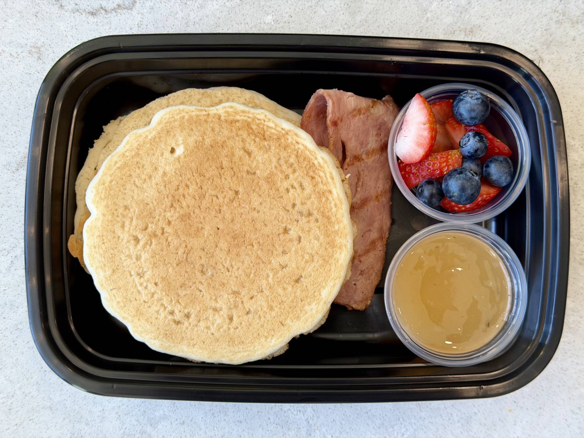 Peach Protein Pancakes