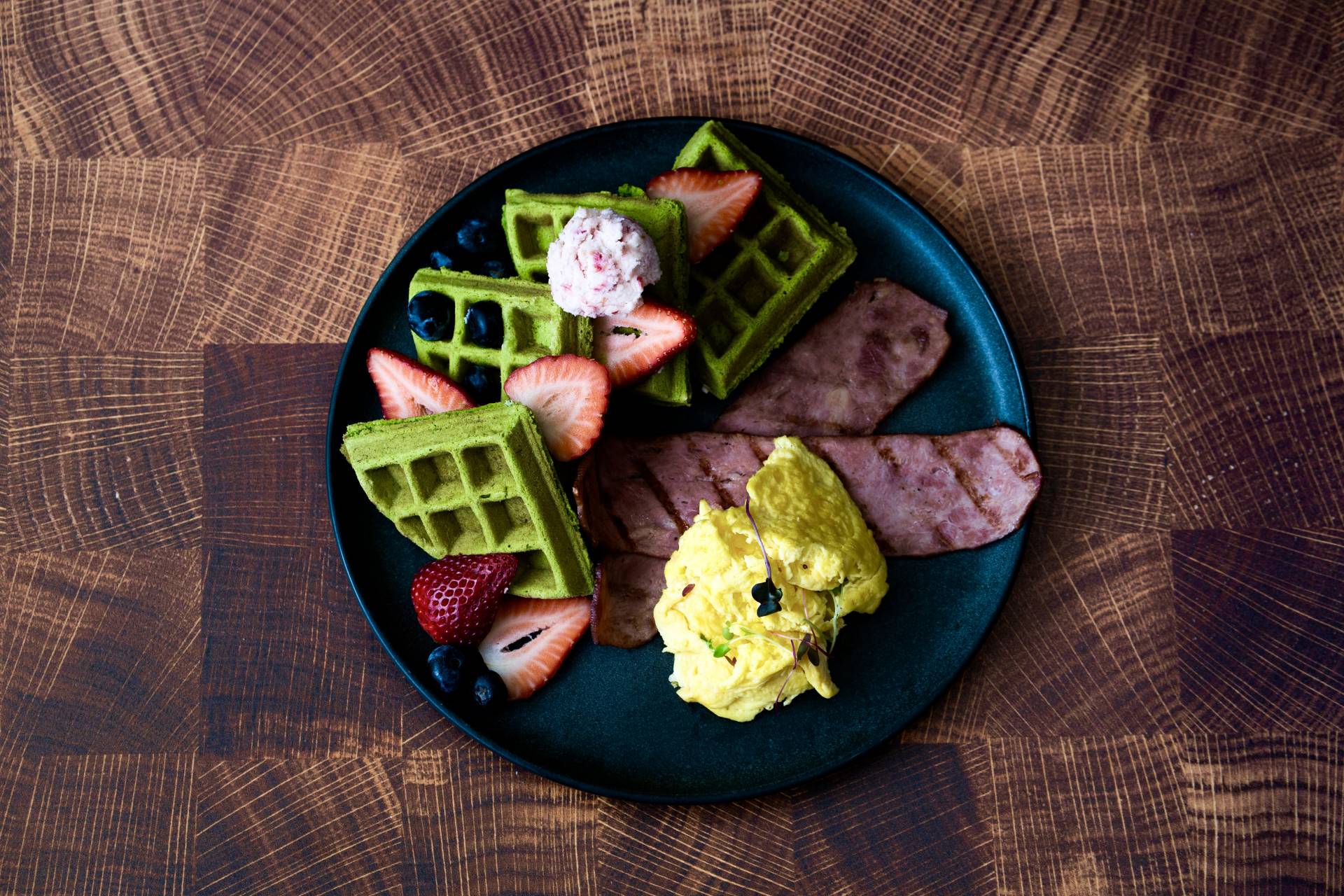 POPEYE PROTEIN WAFFLES