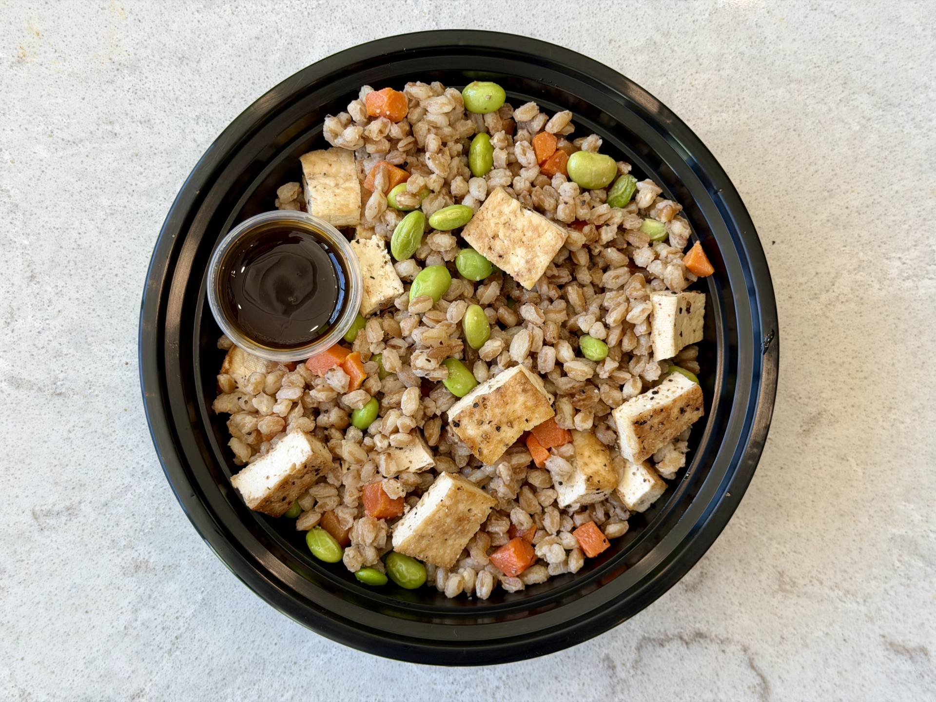 Fried Farro Salad (Vegan)