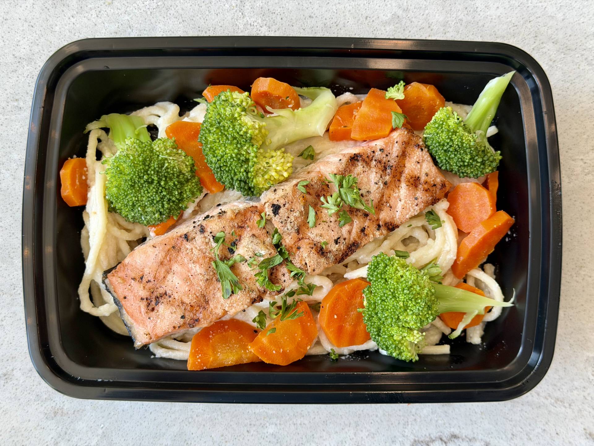 Salmon Carbonara