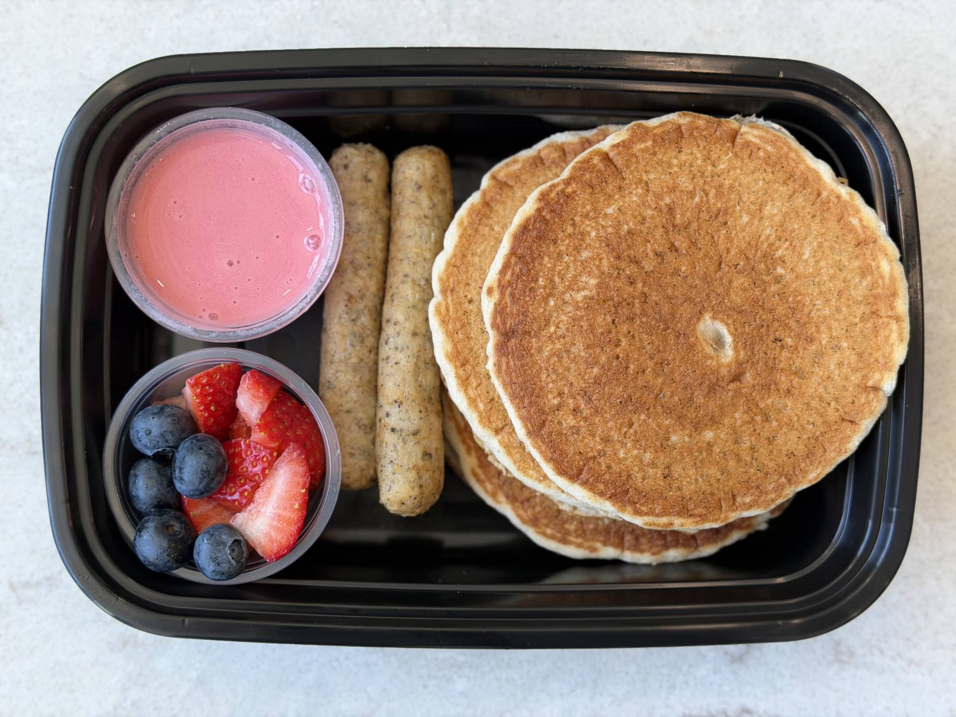 Strawberry Banana Pancakes