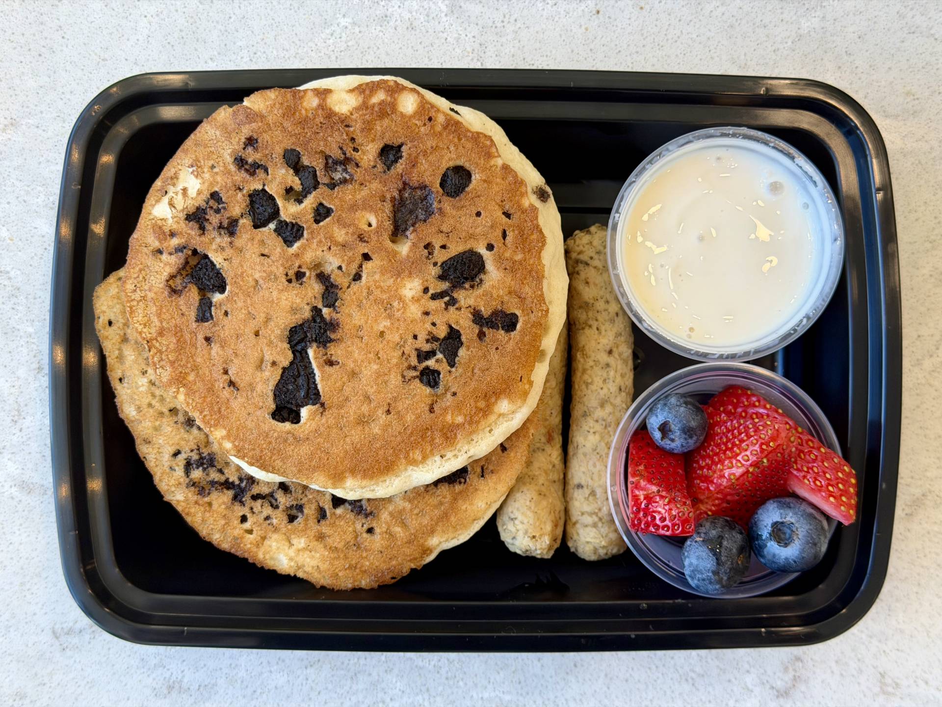 Oreo Protein Pancakes